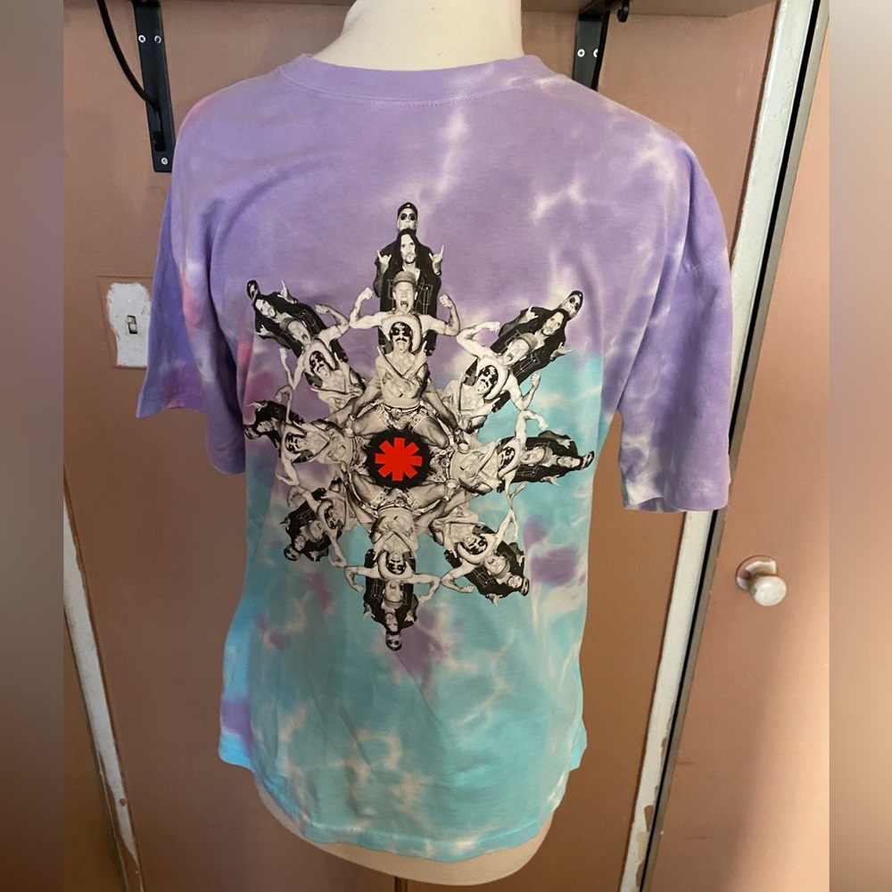 Red Hot Chili Peppers Unlimited Love World Tour 2022 Tie-dye Shirt large unisex